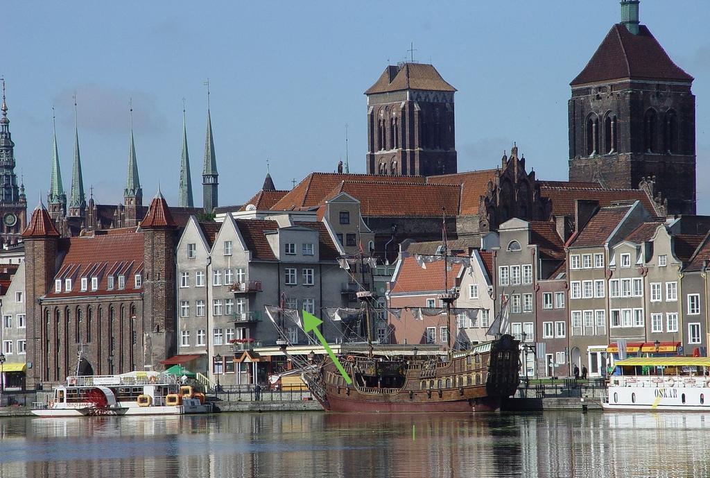 Gdansk Old Town River View Zewnętrze zdjęcie